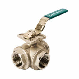 CSBVC350-3L Трехходовой шаровый кран, L-порт, G2, нерж