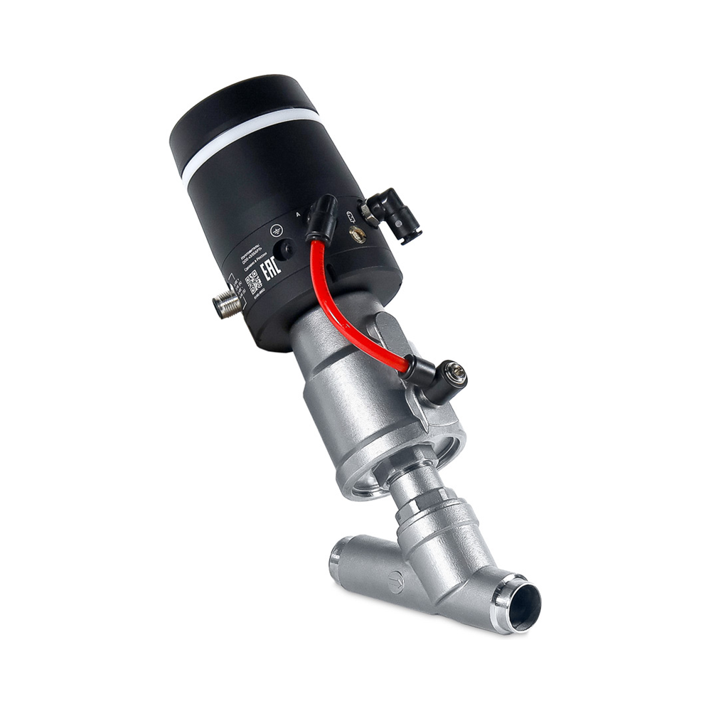 ASV-W-015-SS050-POS-V1A Клапан запорно-регулирующий с позиционером, Dn15, приварка