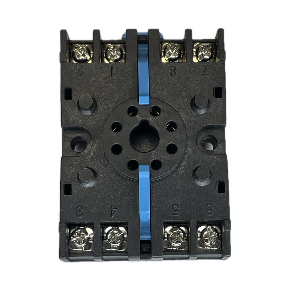 PS-08 Розетка для 8pin на DIN-рейку